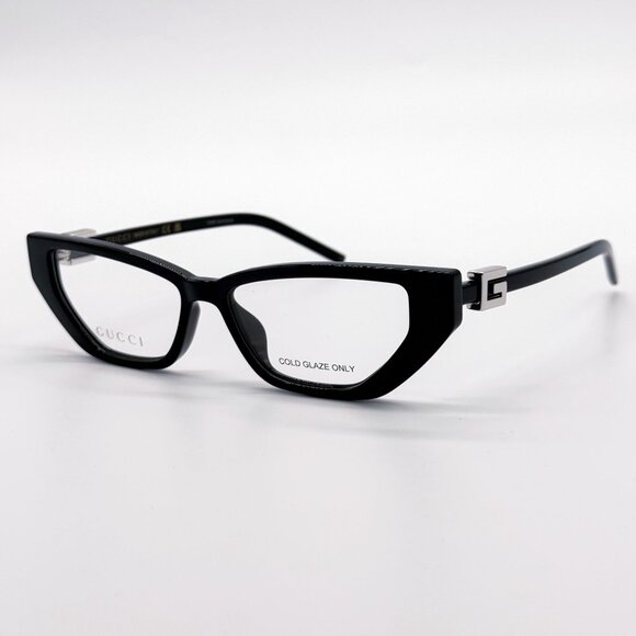 NEW GUCCI GG1683O 001 EYEGLASSES WOMEN BLACK EYEWEAR - Picture 1 of 10